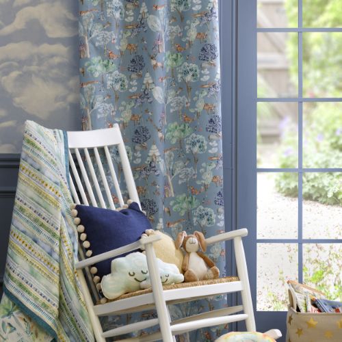 Image showing Curtains in a children's room