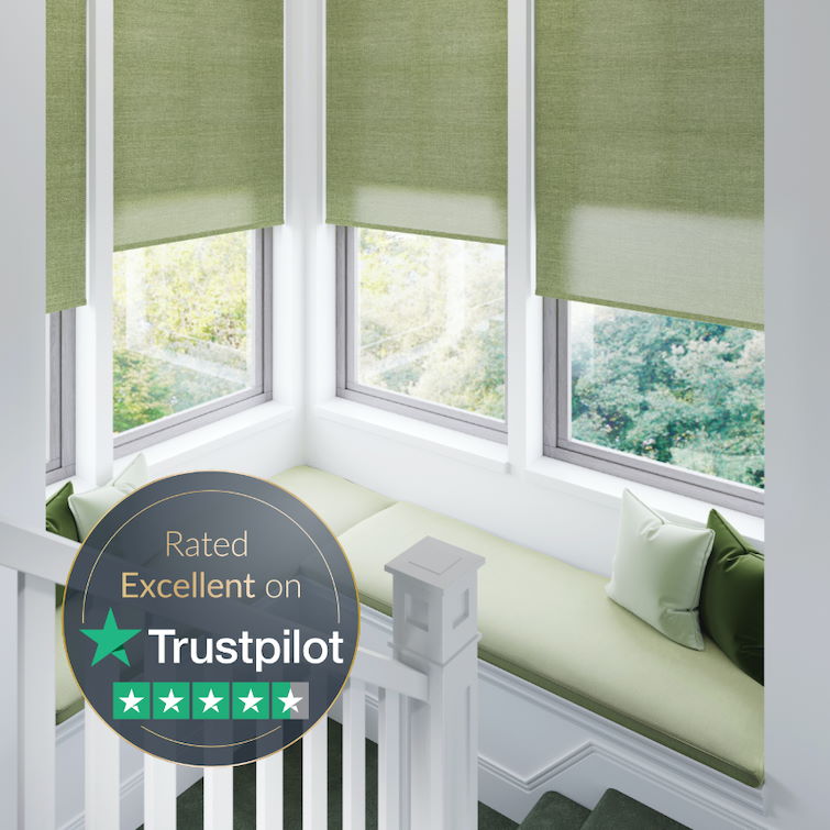 promotional image to show that blinds from blinds direct are rated excellent on trustpilot