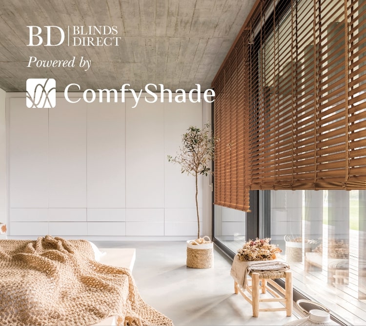 image showing electric Wooden Blinds
