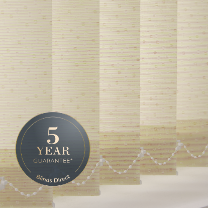 Why buy our made to measure cream vertical blinds?