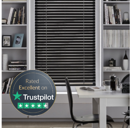 Where can you fit black wooden blinds?