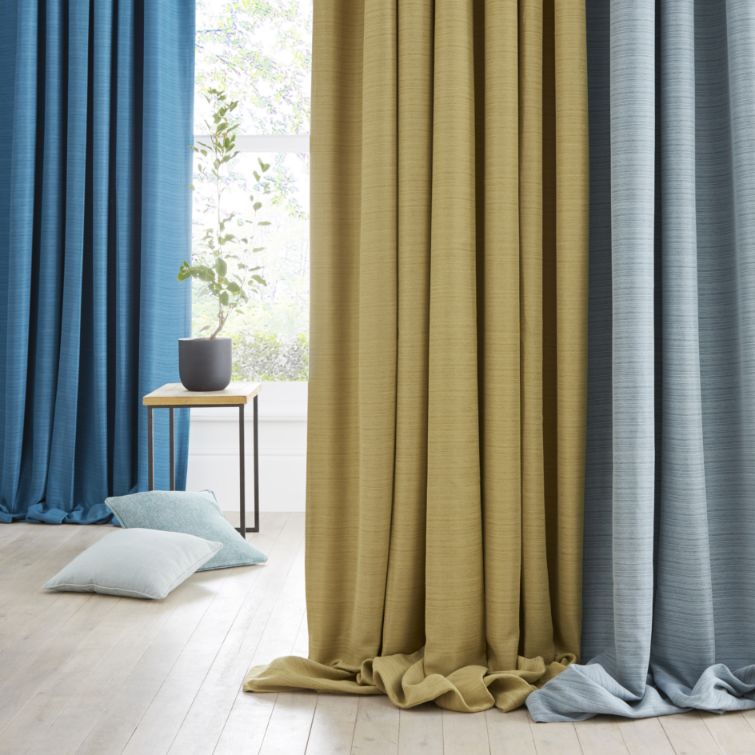 an image to show some of the different types of colours blackout curtains are available in 