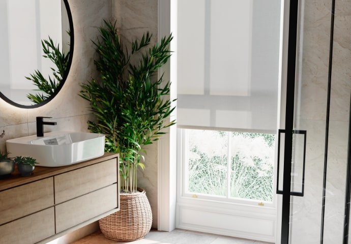 No Drill Dimout Roller Blinds