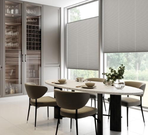 Blackout Easy Stick Pleated Blinds
