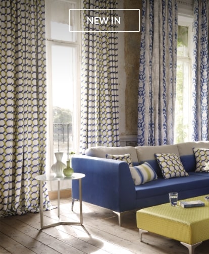 Curtains in a living room