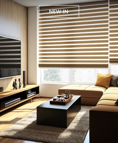 Image showing blinds in a home office
