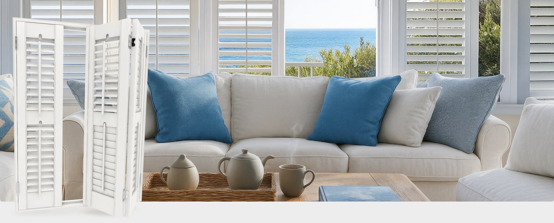 100% Real Wood Shutters