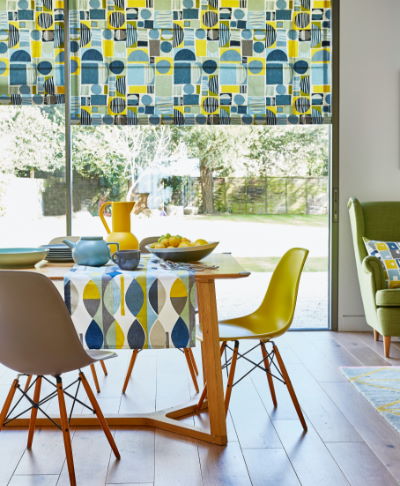 Image showing blinds in a dining room