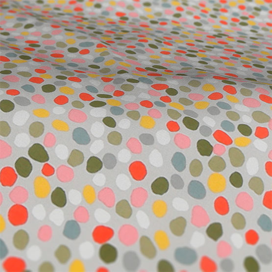 Prestigious Textiles Dot To Dot Coral curtain