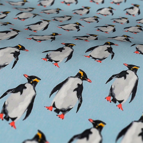 Prestigious Textiles Penguin Ocean curtain