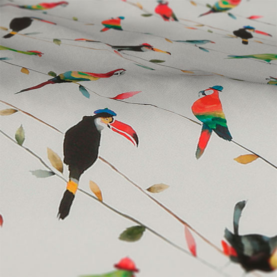 Prestigious Textiles Toucan Talk Paintbox curtain
