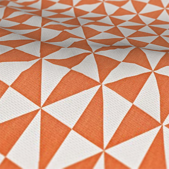 Prestigious Textiles Zodiac Tangerine curtain