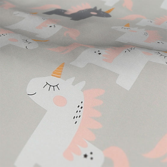 Touched By Design Unicorn Blush curtain