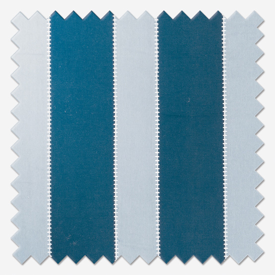 Clarke & Clarke Corduroy stripe Blue curtain