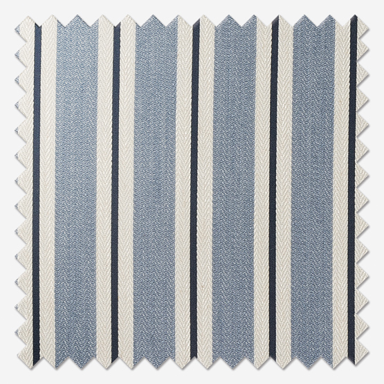 Fryetts Arley Stripe Denim curtain