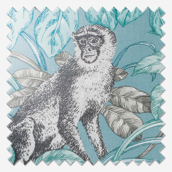 iLiv Monkeying Around Lagoon curtain
