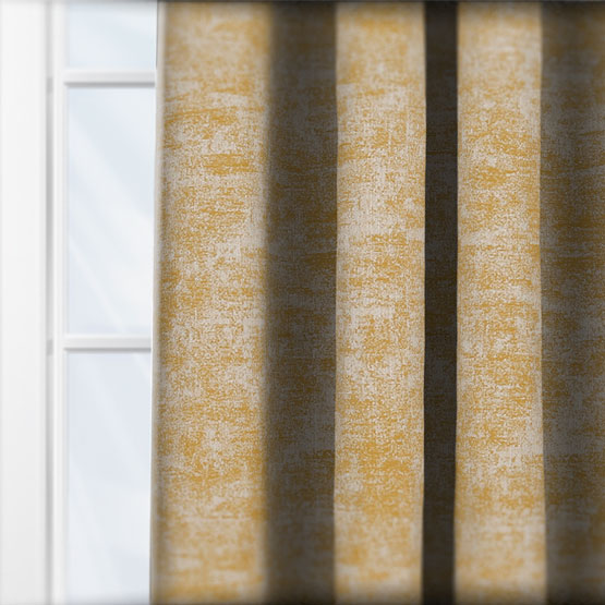 Casadeco Effect Texture Jaune curtain