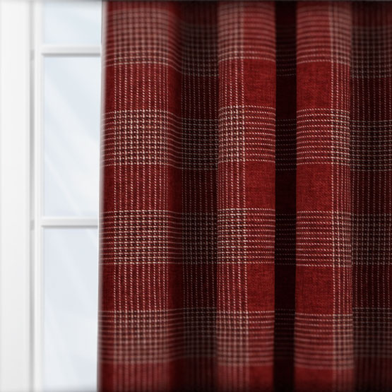 Fibre Naturelle Windsor Regal Marsala curtain