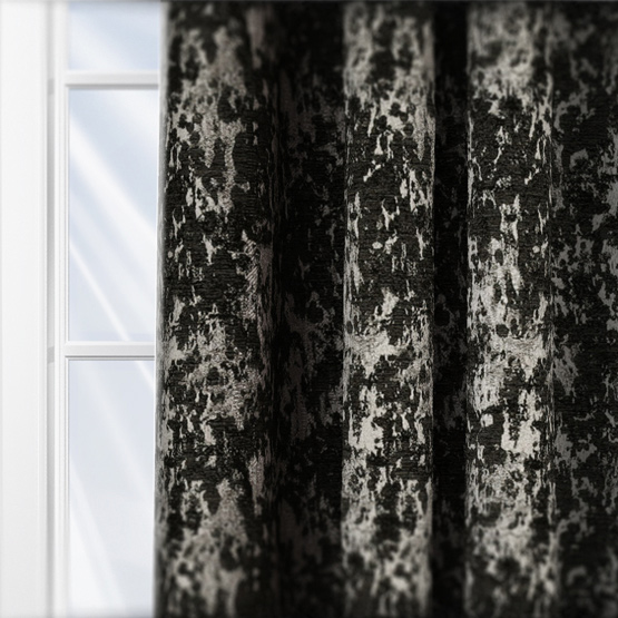 Fryetts Baroque Charcoal curtain