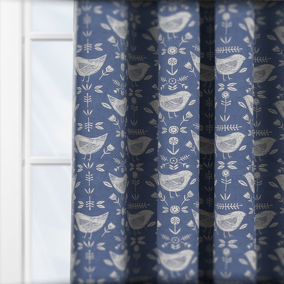 Fryetts Narvik Blue curtain
