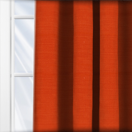 Fryetts Charlston Tangerine curtain