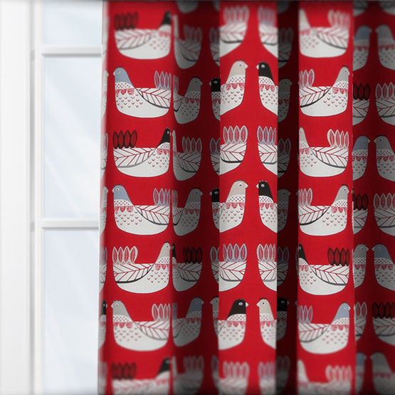 iLiv Cluck Cluck Scarlet curtain
