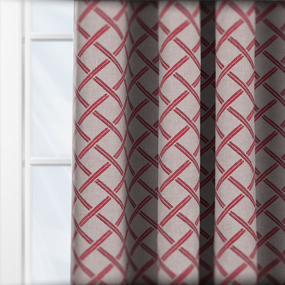 Prestigious Textiles Chadwick Ruby curtain