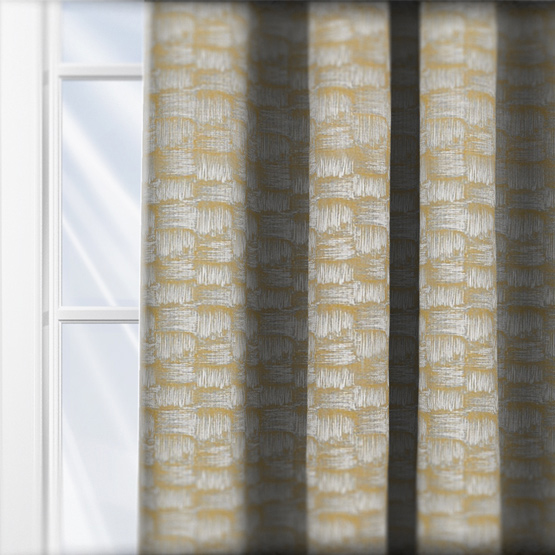 Prestigious Textiles Inspire Ochre curtain