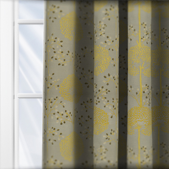 Prestigious Textiles Moonseed Chartreuse curtain