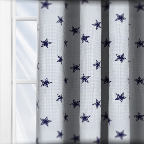 Prestigious Starboard Denim curtain