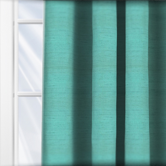 Prestigious Textiles Taichung Turquoise curtain