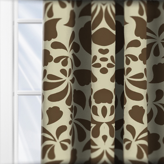 Touched by Design Chelsea Chocolate curtain