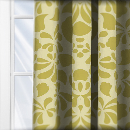 Touched by Design Chelsea Lime curtain