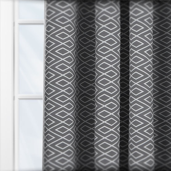 Touched By Design Diamond Grey curtain