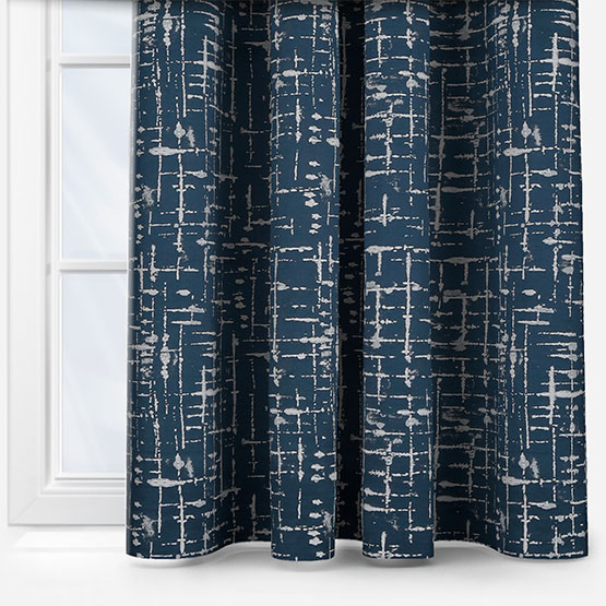 Ashley Wilde Mikkel Navy curtain