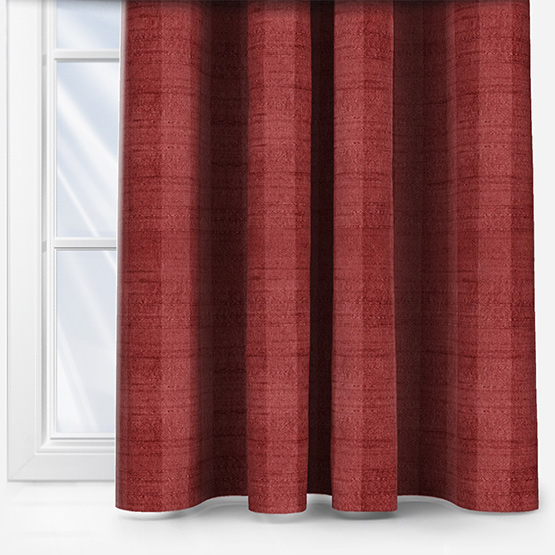 Fryetts Mono Stripe Red curtain