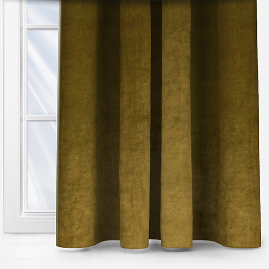 Fryetts Velvet Olive curtain