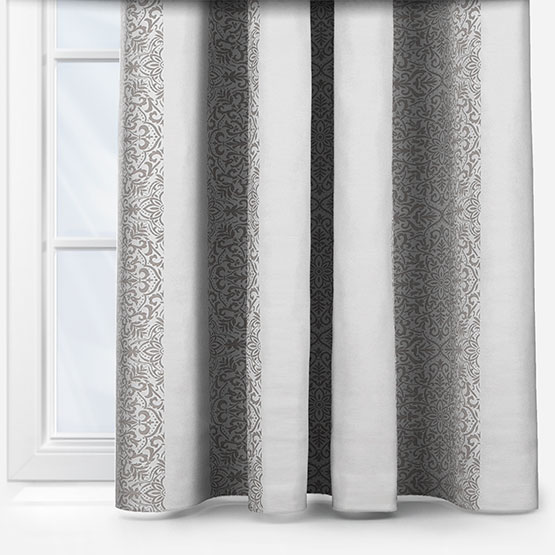 iLiv Brocade Stripe Oyster curtain