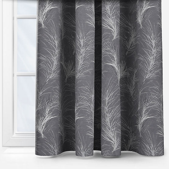 iLiv Feather Boa Graphite curtain