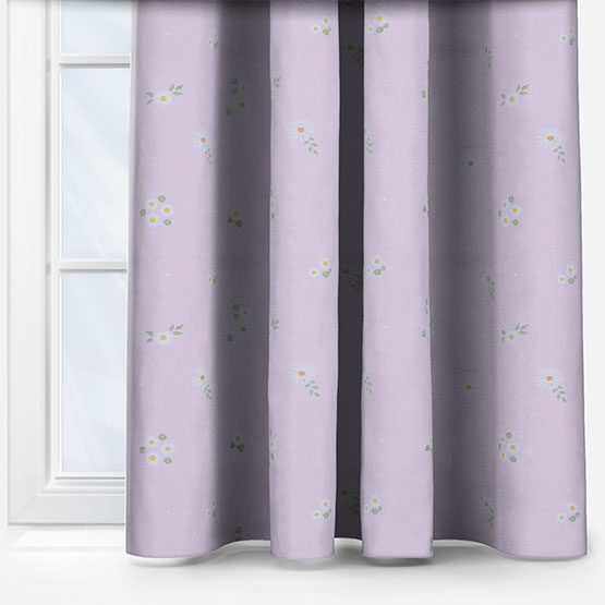 Olivia Bard Personalised Daisy Pink curtain