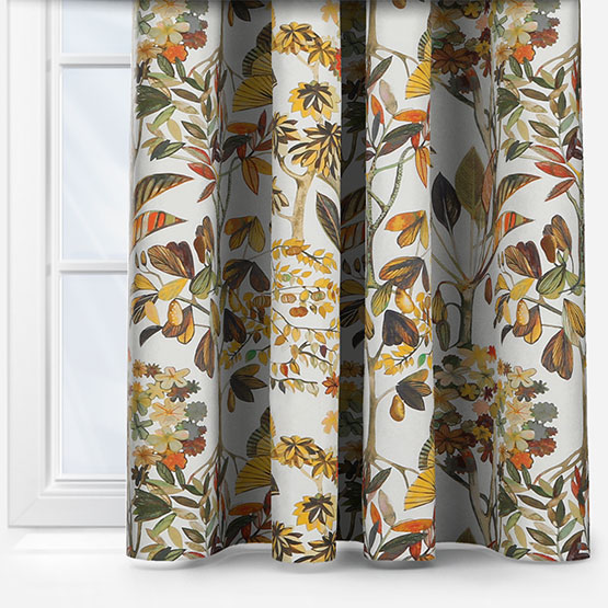 Prestigious Textiles Lagoon Papaya curtain