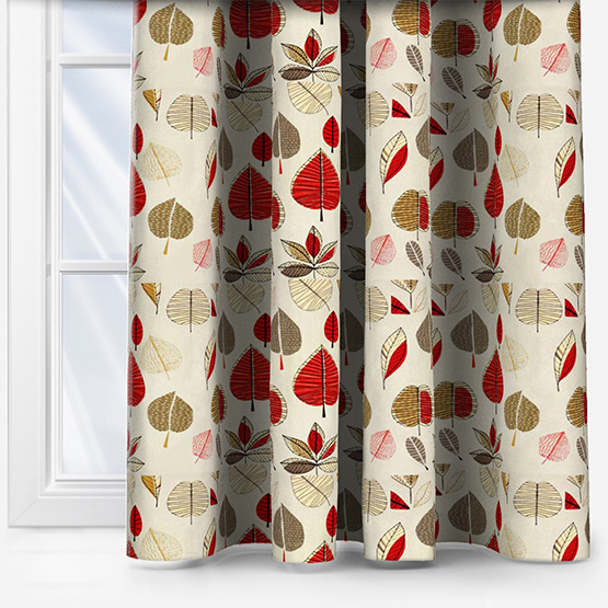 Prestigious Textiles Maple Red berry curtain