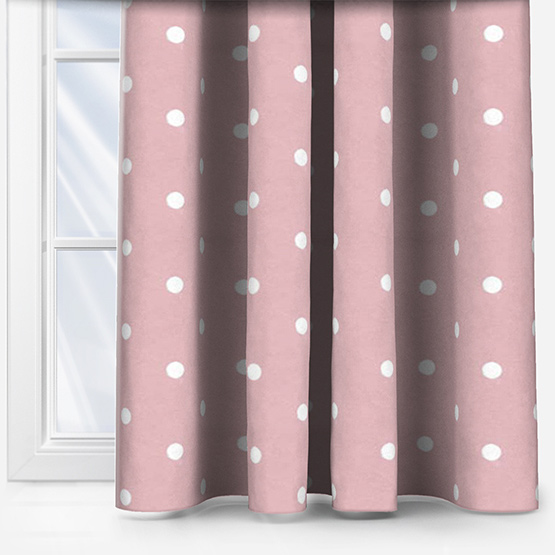 Touched by Design Dots Pink curtain