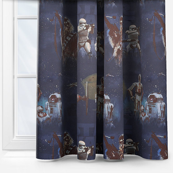 Star Wars Navy curtain