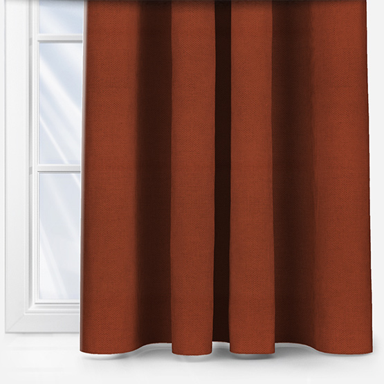 Touched by Design Panama Red Ochre curtain