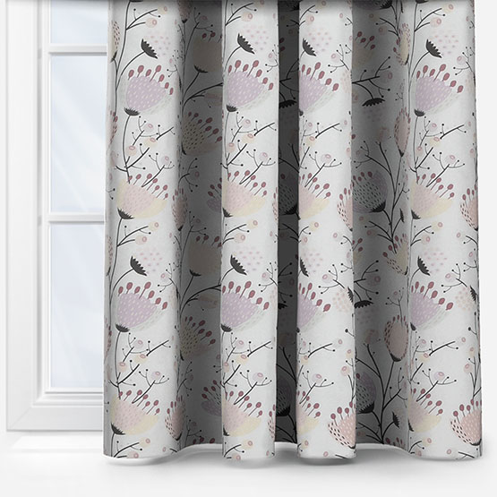 Touched By Design Seedpods Berry curtain