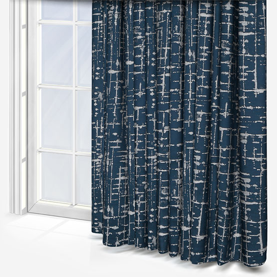 Ashley Wilde Mikkel Navy curtain