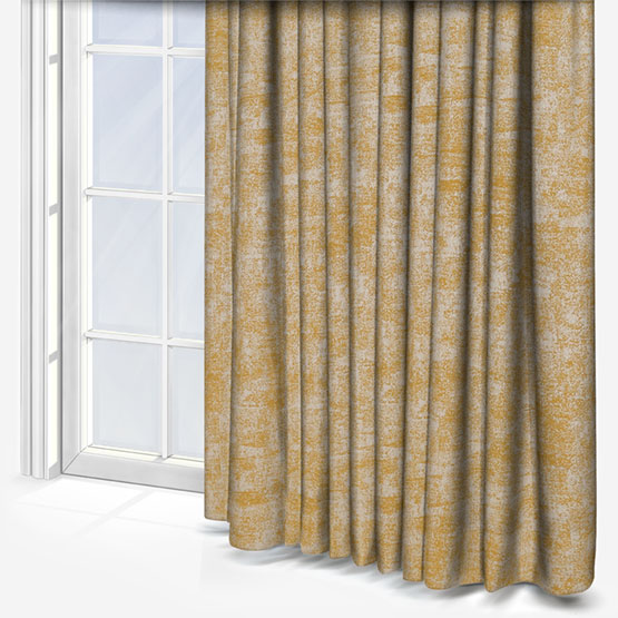 Casadeco Effect Texture Jaune curtain