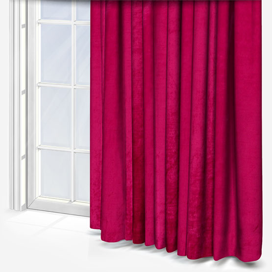 Clarke & Clarke Allure Magenta curtain