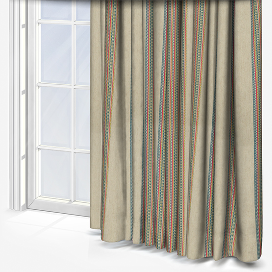 Clarke & Clarke Boho Stripe Multi curtain